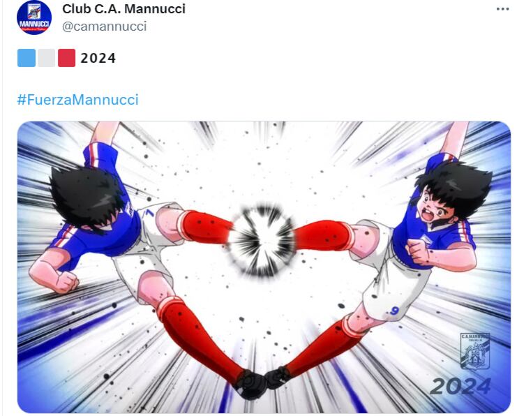 Mannucci publicó esta imagen tras anunciar el fichaje de Alexander Succar. (Foto: Captura de X)