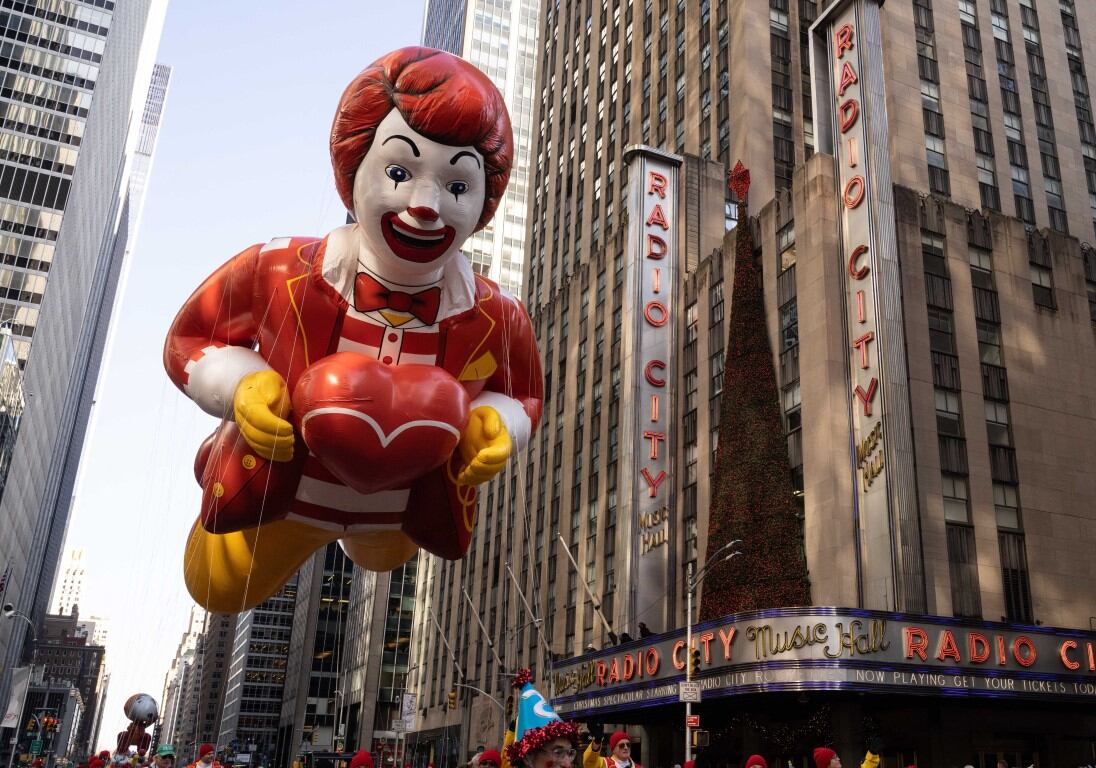 La figura de Ronald McDonald en los Estados Unidos (Foto: AFP)