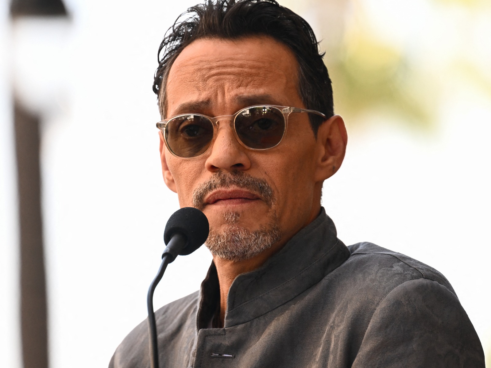 Marc Anthony recibió su estrella del Paseo de la Fama el jueves 7 de septiembre de 2023 (Foto: AFP)