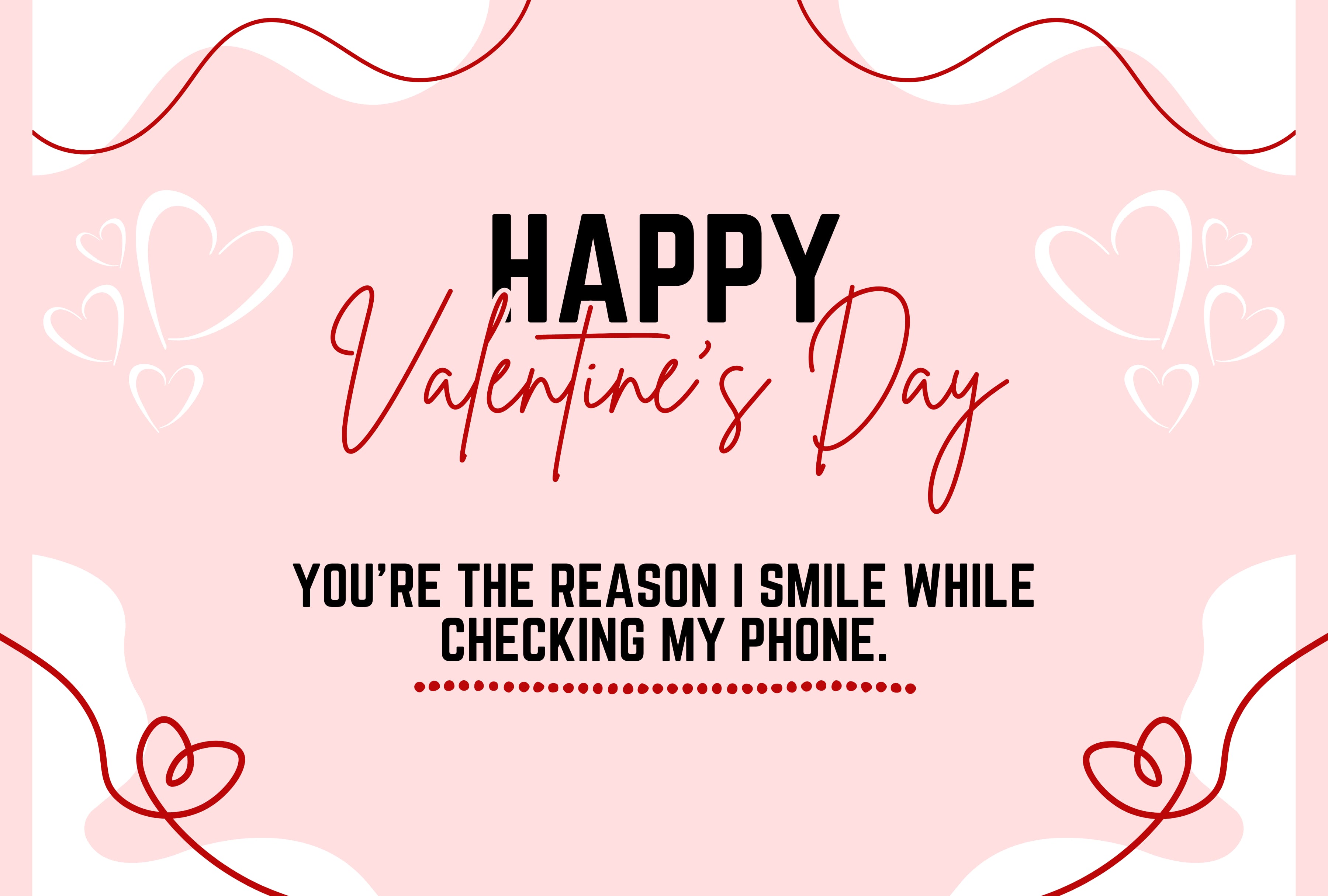 You're the reason I smile while checking my phone. | Photo by Canva / Depor