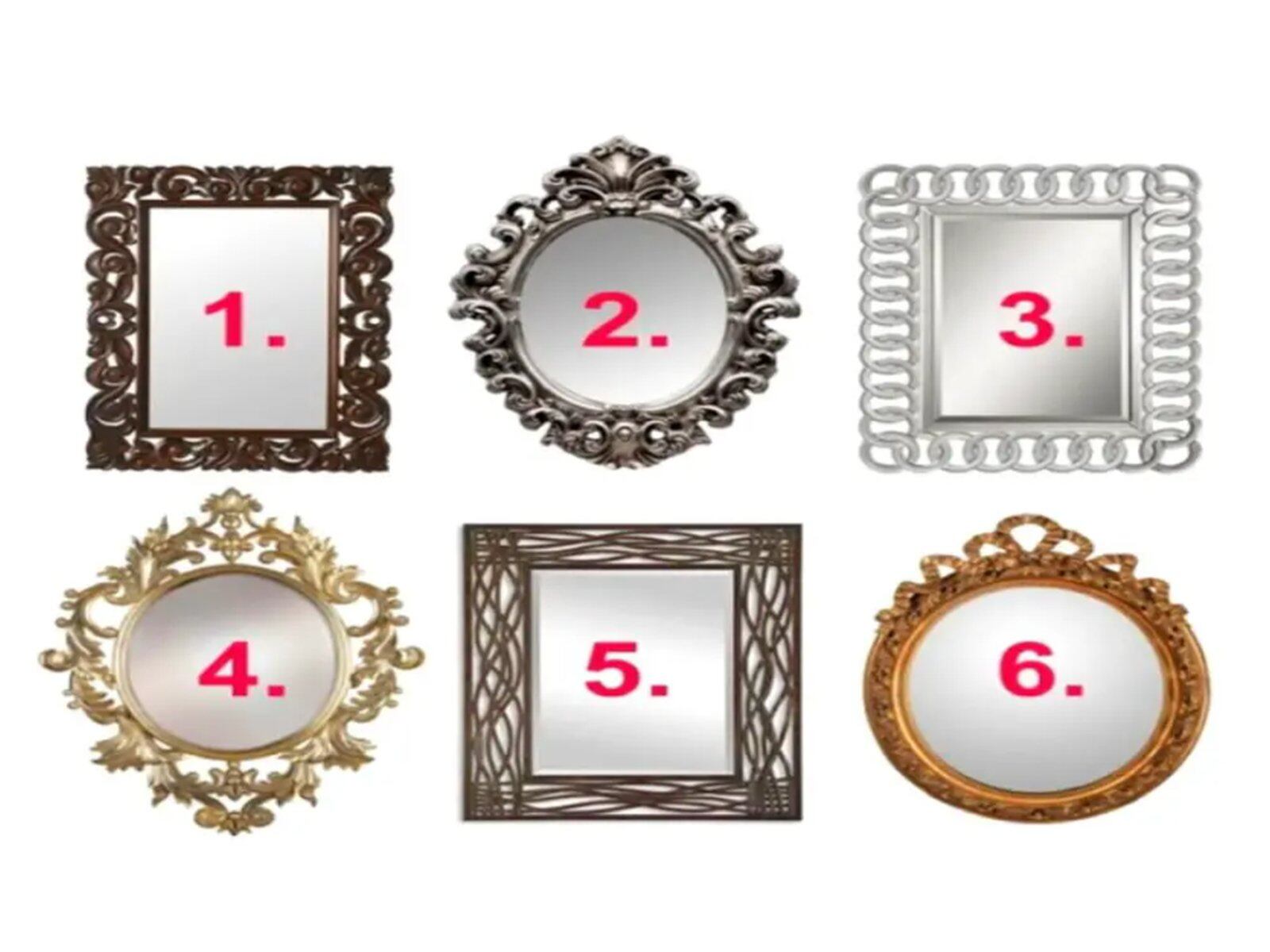 TEST VISUAL | Esta imagen te muestra seis espejos. Tienes que escoger uno. (Foto: namastest.net)