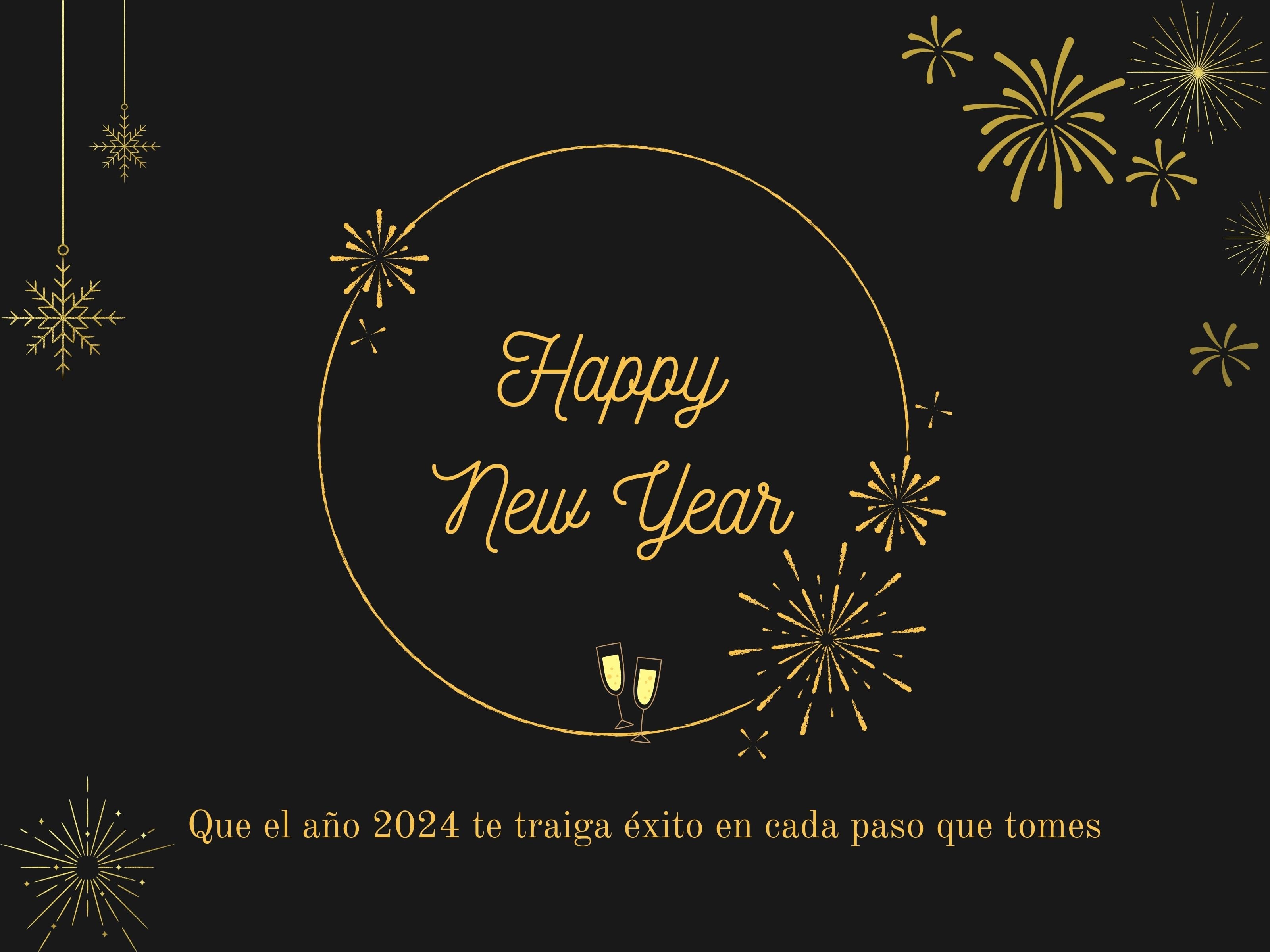 Con esta frase puedes saludar a tus amistades o seres queridos por el Año Nuevo 2024. (Foto: Depor)