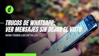 WhatsApp 2022: descubre cómo leer los mensajes de tus conversaciones sin dejar el visto