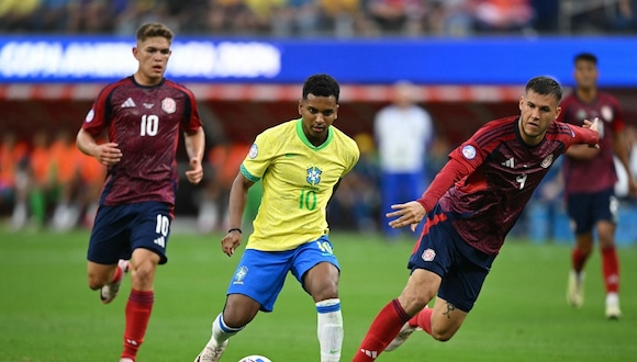 Brasil igualó 0-0 con Costa Rica en la primera fecha del grupo D de la Copa América 2024. (Photo by Patrick T. Fallon / AFP)