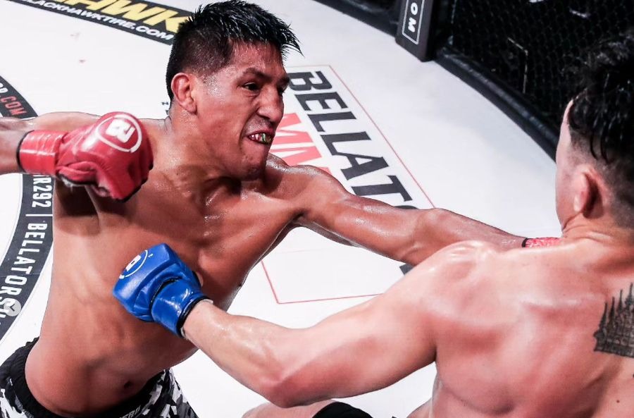 Enrique Barzola enfrenta al invicto Bates en el Bellator 298 en busca de seguir escalando en el ranking. (Bellator)