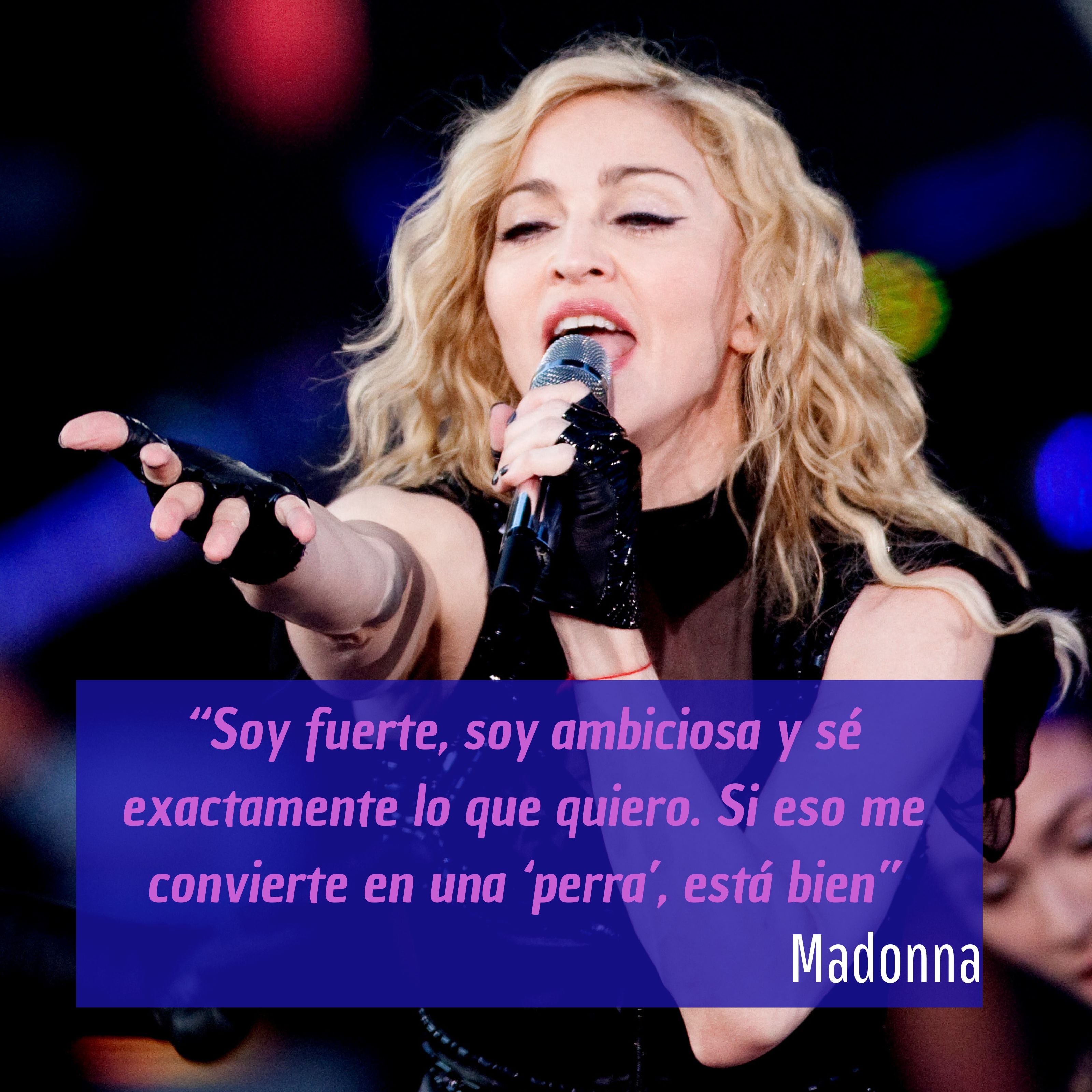 Una frase de Madonna para recordar la importancia de ser fuerte, ambiciosa y saber lo que uno quiere. (Foto: Composición KYRRE LIEN / SCANPIX NORWAY / AFP / Depor)