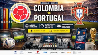 ¿A qué hora juega y en qué canal transmiten Colombia vs. Portugal por el Mundial 2026?