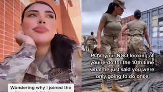 Mujer causa polémica por asegurar que reclutador le “mintió” para unirse al ejército: “La peor decisión de mi vida”