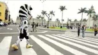 Juventus: la mascota del campeón se dio un paseo por la ciudad de Lima