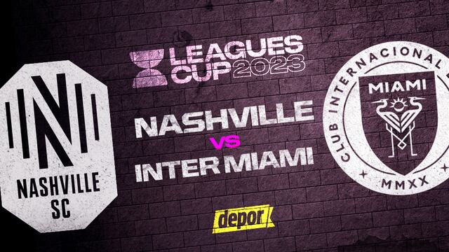 En qué canales de TV transmitieron Inter vs. Nashville por final de Leagues Cup