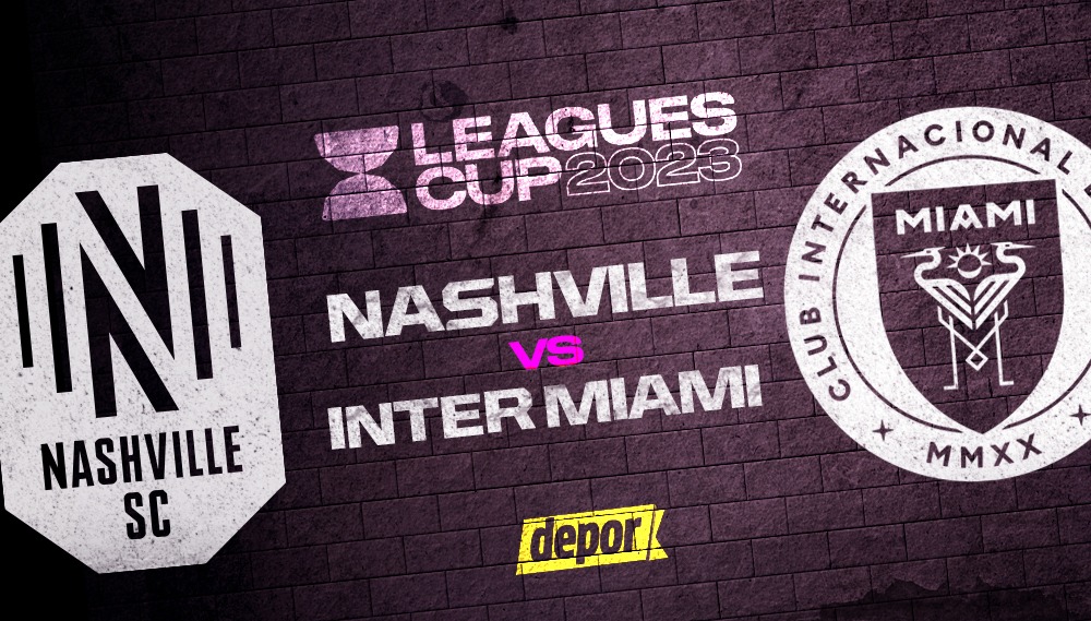 En qué canales ver Inter Miami vs. Nashville hoy con Lionel Messi por Leagues Cup
