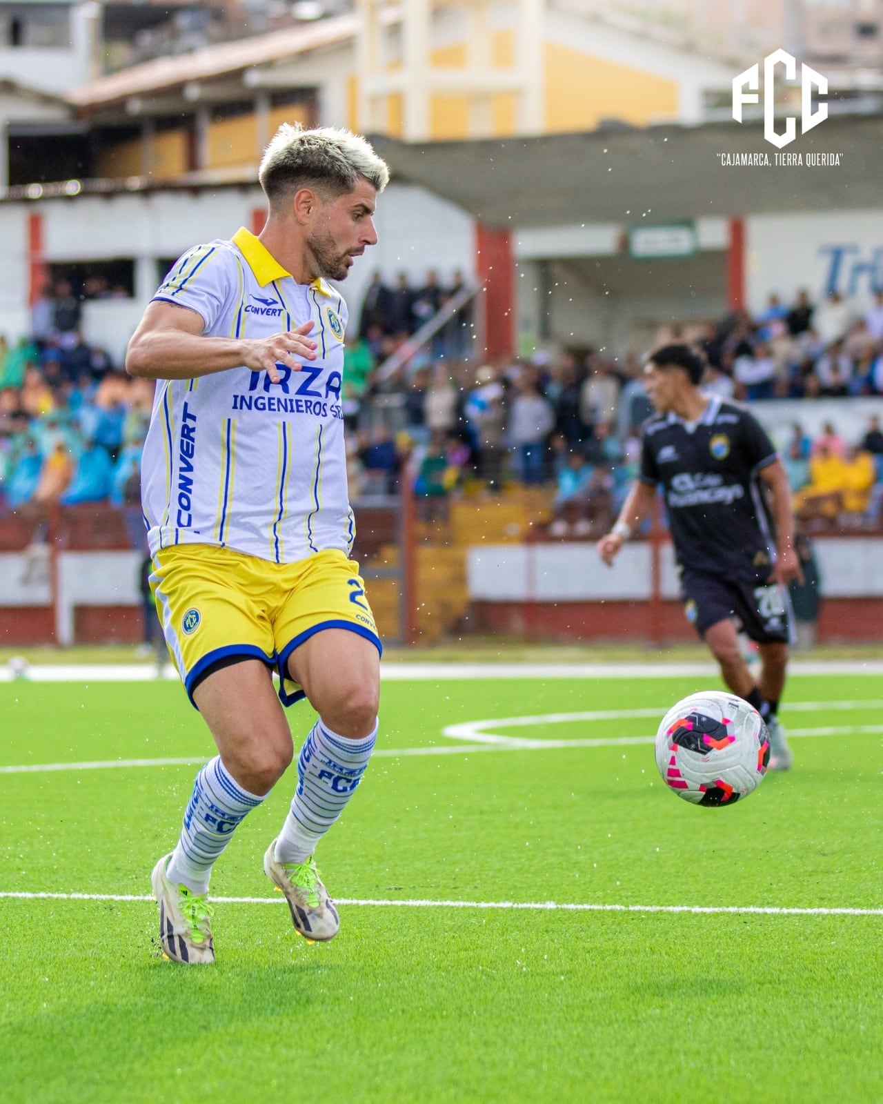 Tomás Andrade en la presentación de FC Cajamarca de su plantel 2026. (Foto: FC Cajamarca)