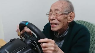 Abuelo youtuber de 93 es viral por sus gameplays de juegos de carreras