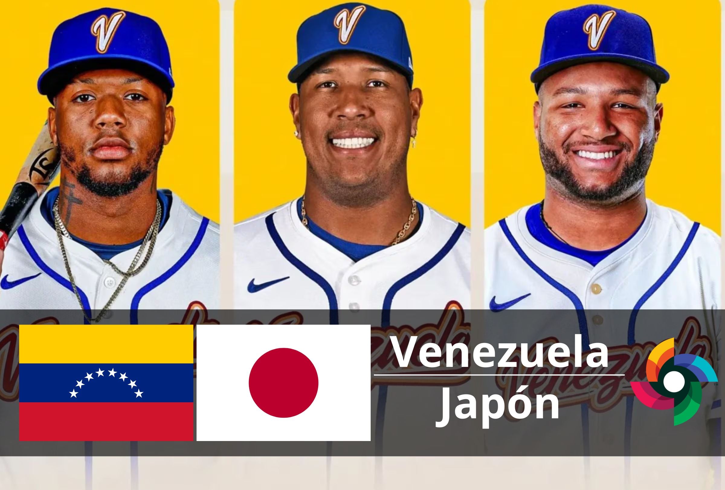 Conoce los horarios por región y qué canales de TV transmiten el partido entre Venezuela vs. Japón EN VIVO este sábado 14 de marzo por cuartos de final del CMb 2026. (Foto: Composición Mag)