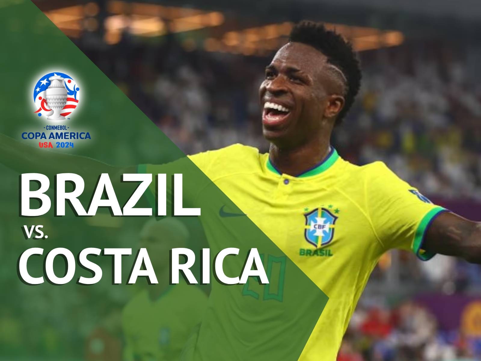 Check the schedule from the United States, Mexico and other Latin American countries to watch the Brazil vs. Costa Rica for Copa América 2024 (Credit: Composition Audiencias GEC)