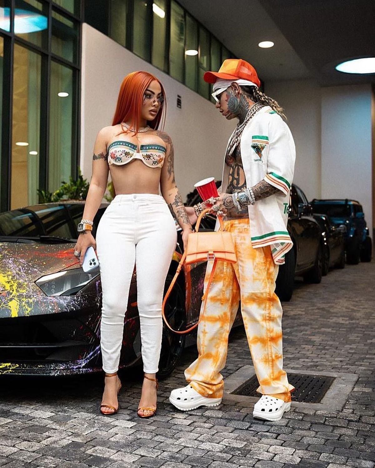 Tekashi no deja de mostrarse con Yailin La Más Viral en redes (Foto: Tekashi 6ix9ine / Instagram)