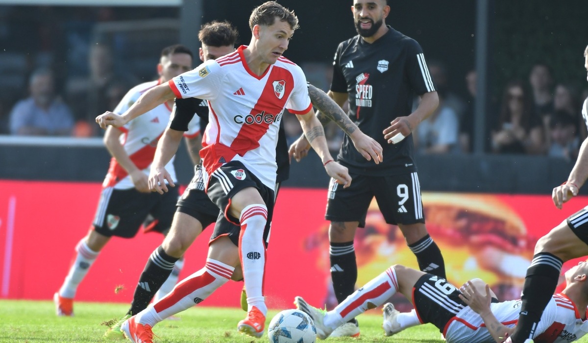 River vs Riestra por la Liga Profesional. (Foto: @RiverPlate)