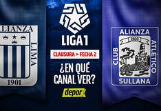 Canales confirmados de Alianza Lima vs. Alianza Atlético por Torneo Clausura en Matute