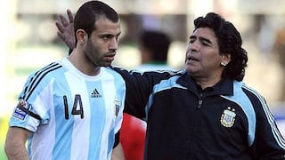 Diego Maradona reflexionó del Perú vs. Argentina y de Mascherano