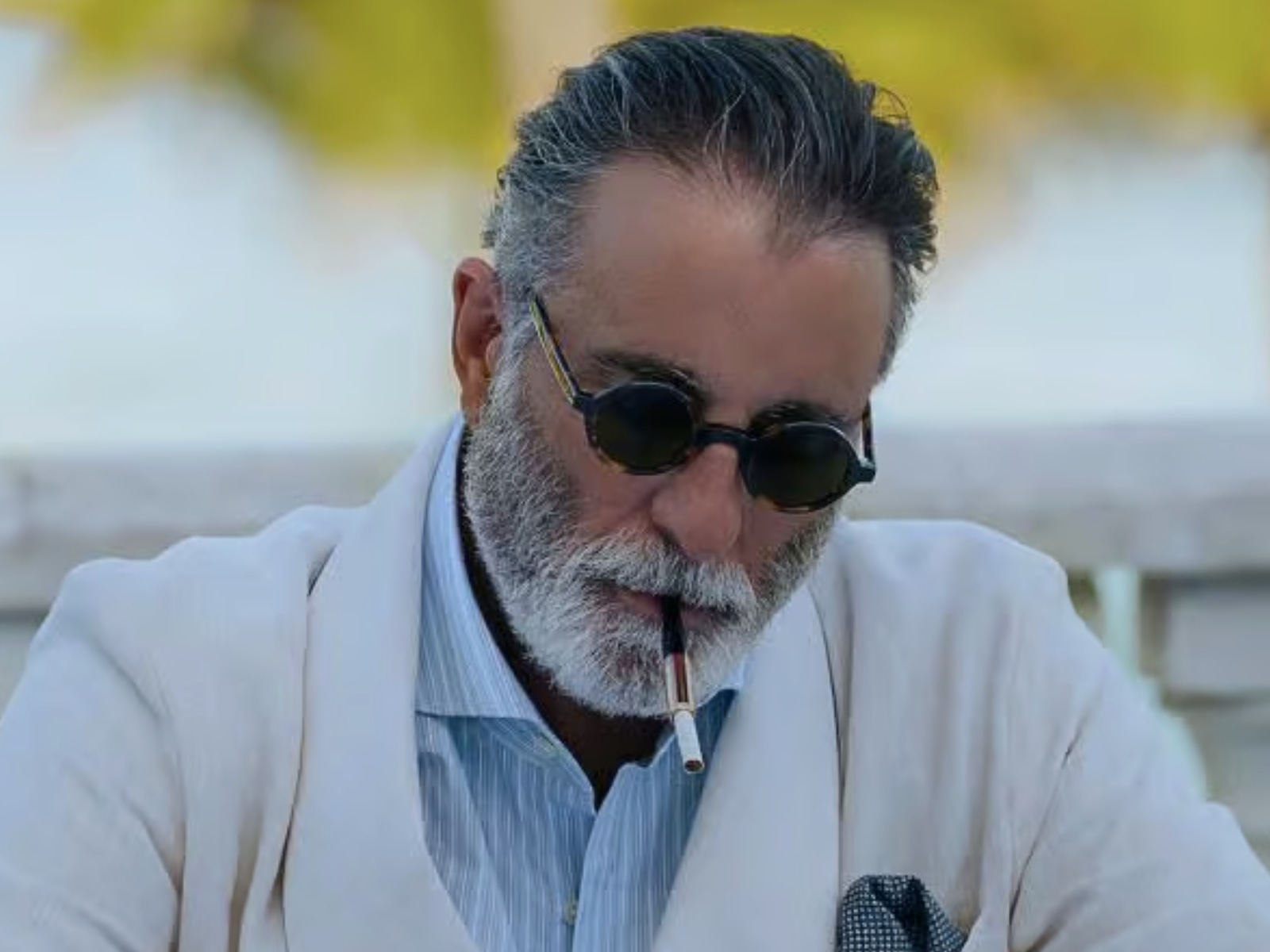 En la película “Pain Hustlers”, Andy Garcia asume el papel de dr. Jack Neel (Foto: Netflix)
