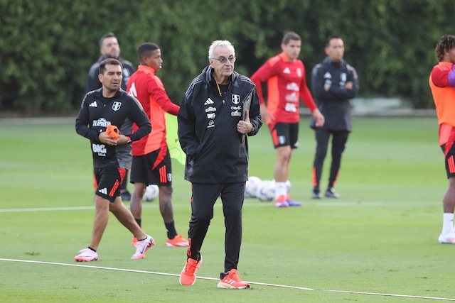 Nuevo día de trabajos en la Selección Peruana. (Foto: Jesús Saucedo / GEC)