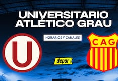 Canales de TV y horarios del Universitario vs. Atlético Grau