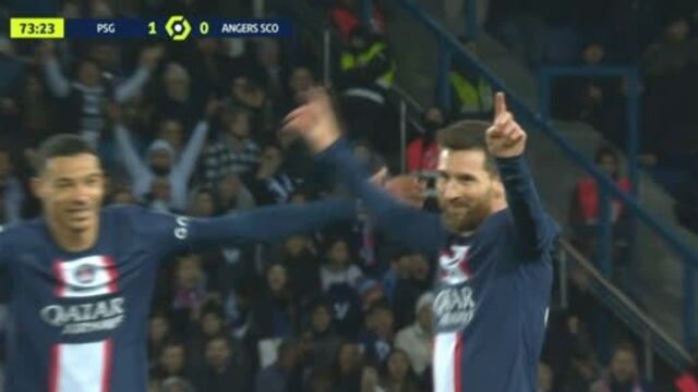 Volvió el campeón del mundo: Lionel Messi marcó golazo para el 2-0 del PSG vs. Angers [VIDEO]