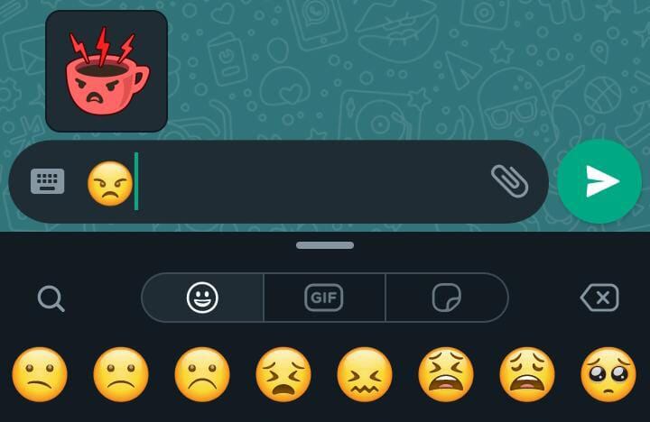 Así funciona la sugerencia de stickers. (Foto: GEC)