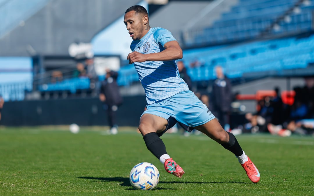 Bryan Reyna no anotó ni asistió este año con la camiseta de Belgrano. (Fuente: Belgrano)