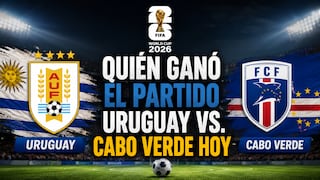 ¿Quién ganó el partido Uruguay — Cabo Verde por la Copa Mundial 2026?