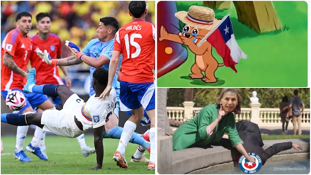 Los mejores memes de la goleada sufrida de Chile ante Colombia por Eliminatorias 2026.