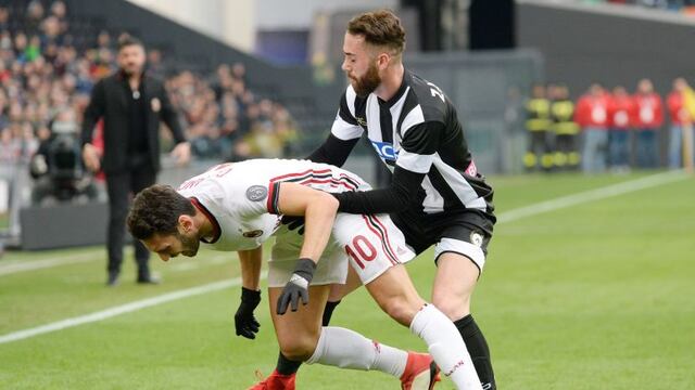 No pudo sostener: AC Milan empató 1-1 ante Udinese por la Serie A italiana