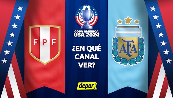 Perú y Argentina juegan por la fecha 3 de la Copa América 2024. (Diseño: Depor).