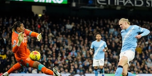 Haaland buscará extender su espectacular racha goleadora en el duelo Nottingham Forest vs manchester City (Crédito: Alamy Stock Photo).