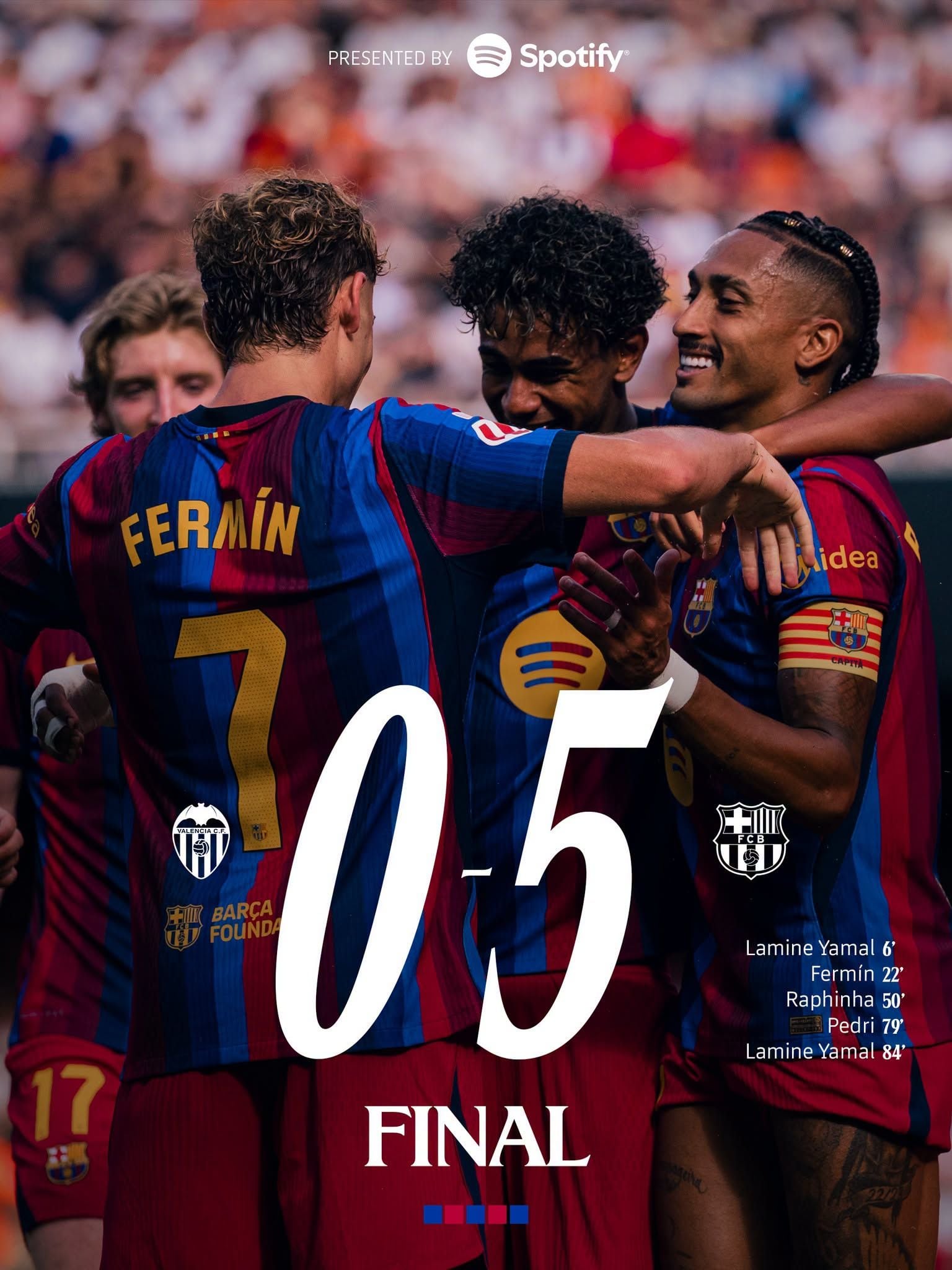 Los culés golearon de visita a Valencia el último fin de semana. (Foto: FC Barcelona)
