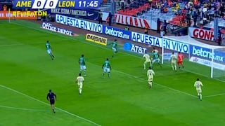 ¡Lo gritó como una 'Fiera'! José Macías anota el 1-0 de León contra América por Liga MX [VIDEO]