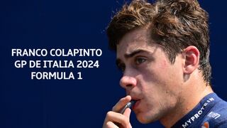 Franco Colapinto en la Fórmula 1 - GP de Italia 2024: terminó en el 13° puesto en Monza