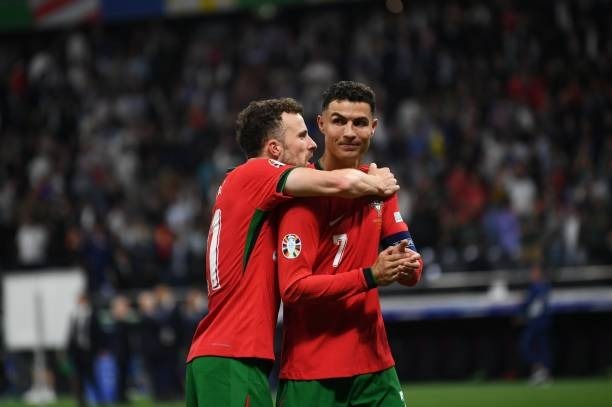 Cristiano Ronaldo y Diogo Jota fueron compañeros y amigos en la Selección de Portugal. (Foto: Getty Images)