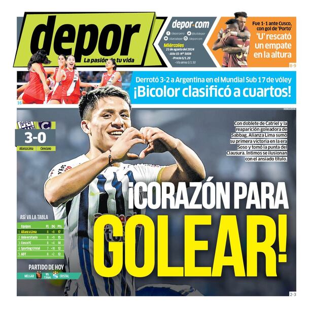¡Corazón para golear!