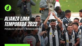 Alianza Lima 2022: Altas, bajas y las posibles renovaciones en el cuadro blanquiazul