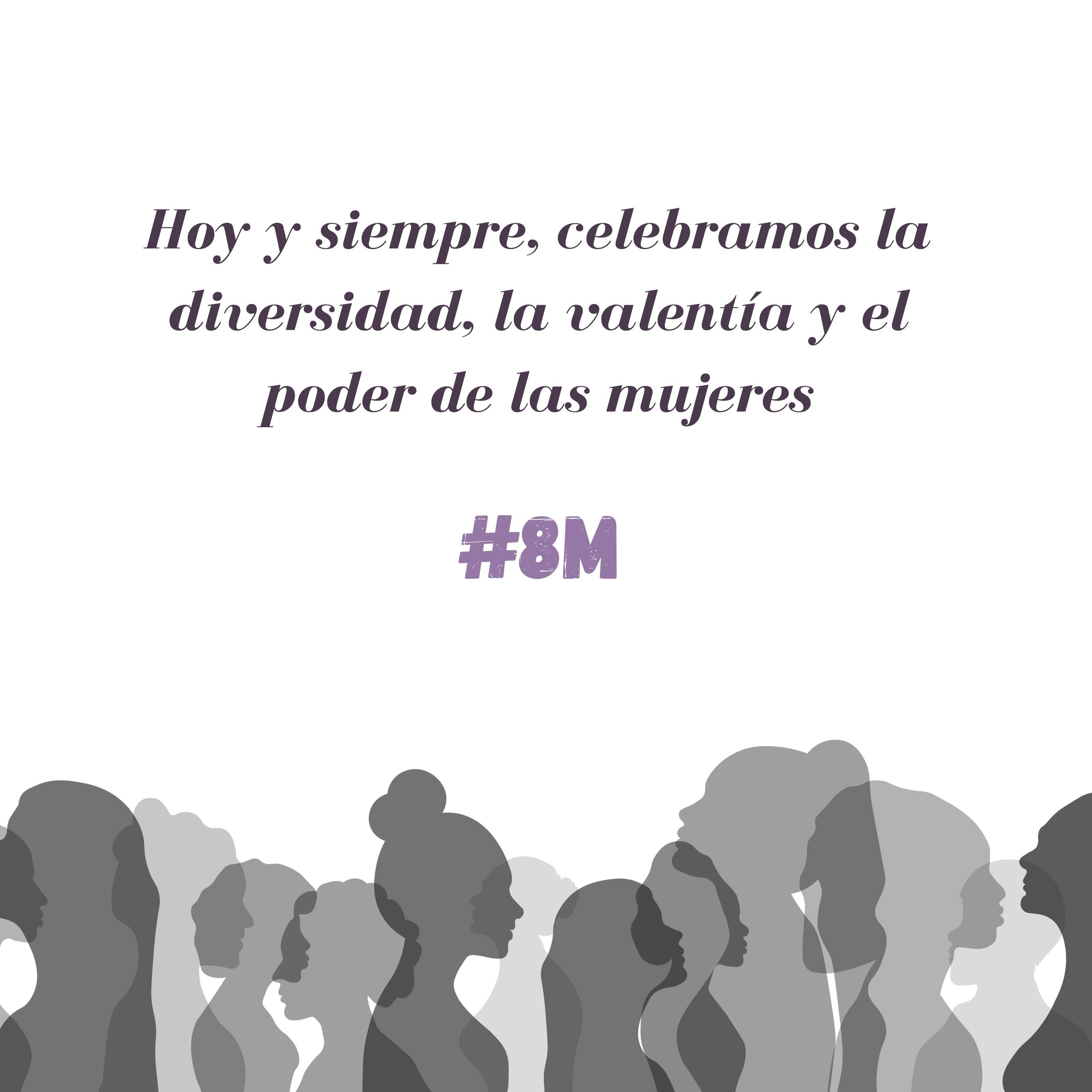 "Hoy y siempre, celebramos la diversidad, la valentía y el poder de las mujeres", es una frase con la que puedes saludar este 8M. (Foto: Composición Alexey_Hulsov / Pixabay / Mix)