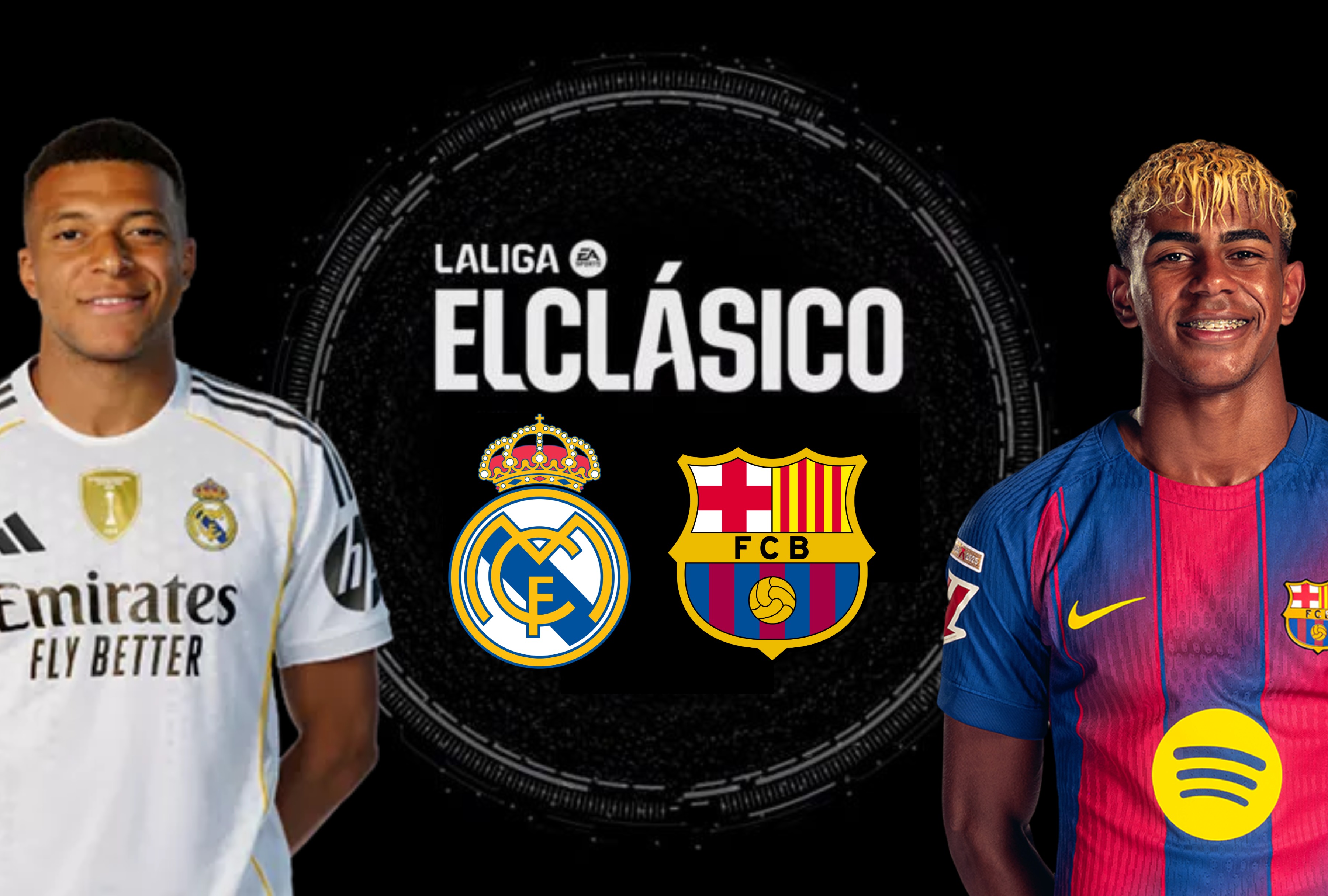 El Clásico is approaching. Find out the start time, TV channel, and how to watch Real Madrid vs. Barcelona live. Complete guide to the LaLiga clash. | Photo by laliga.com / Depor