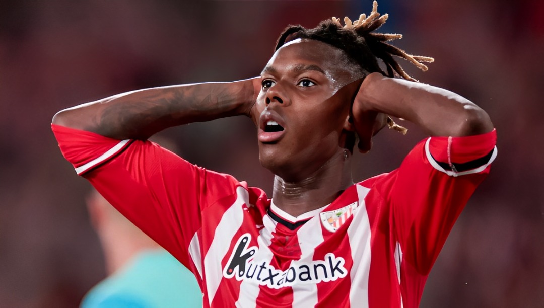 Nico Williams tiene una clausula de rescisión de 55 millones de euros. (Foto: Getty Images)