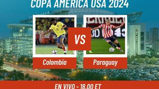 RCN transmisión el duelo Colombia vs. Paraguay por la Copa América