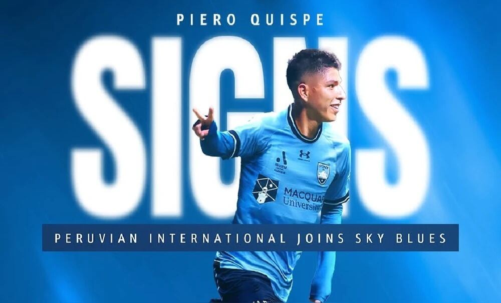 Piero Quispe fue anunciado por Sydney FC. (Foto: Sydney FC)