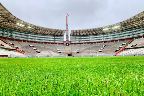 Con el césped renovado: el Estadio Nacional luce espectacular para el Perú vs. Ecuador