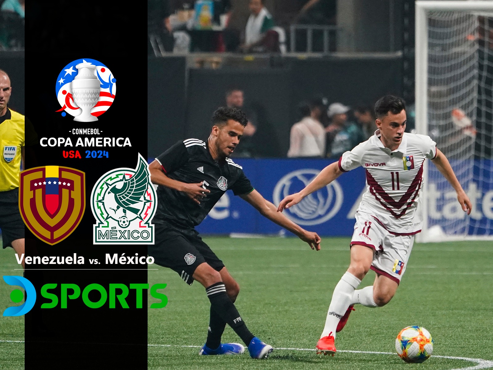 El juego entre Venezuela y México por la fecha 2 de la Copa América 2024 fue transmitido por DIRECTV. (Foto: Composición Depor)