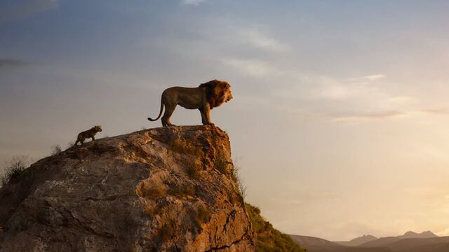 ”El Rey León”: Este es el conmovedor póster de la película, con Mufasa y Simba juntos | FOTOS