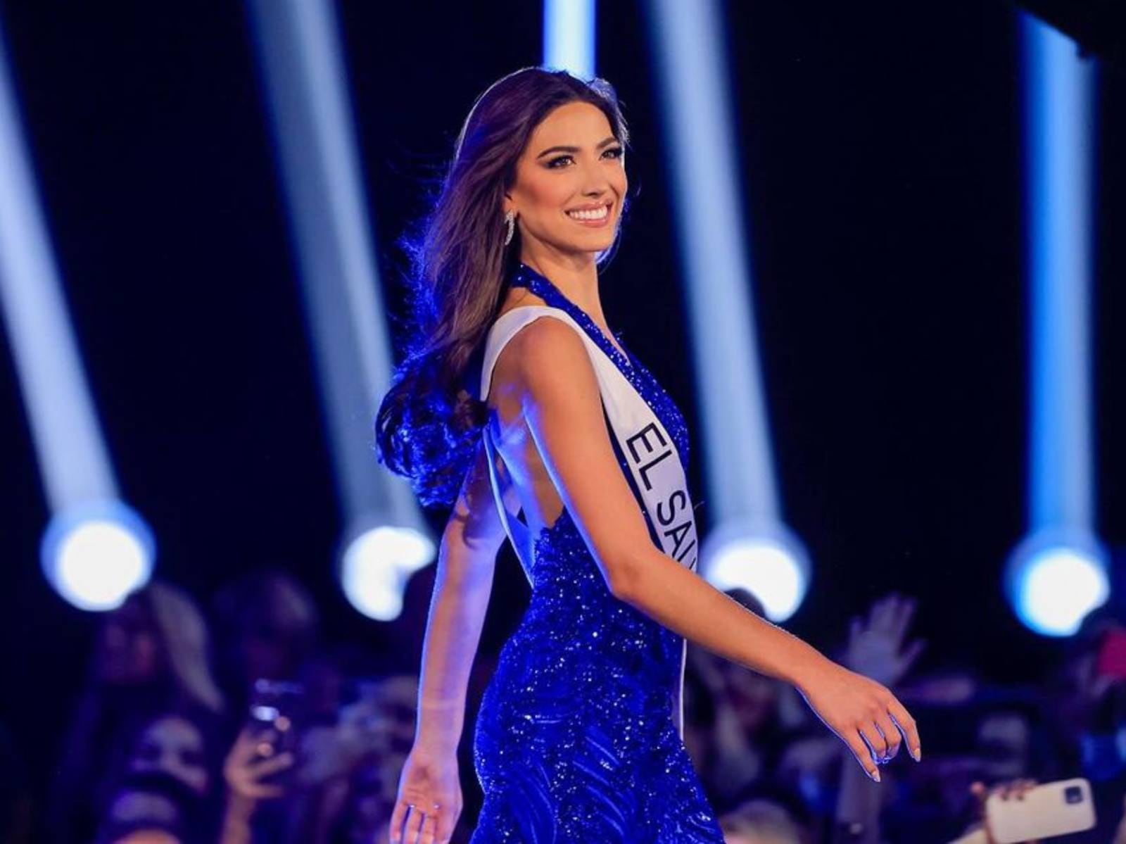 Isabella García-Manzo (Miss El Salvador) fue parte del Top 10 en el Miss Universo 2023 (Foto: AFP)