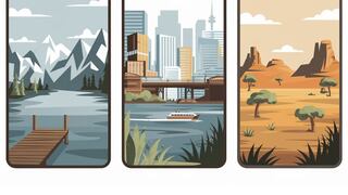 Escoge uno de los paisajes en esta imagen para conocer cuál es tu mejor cualidad